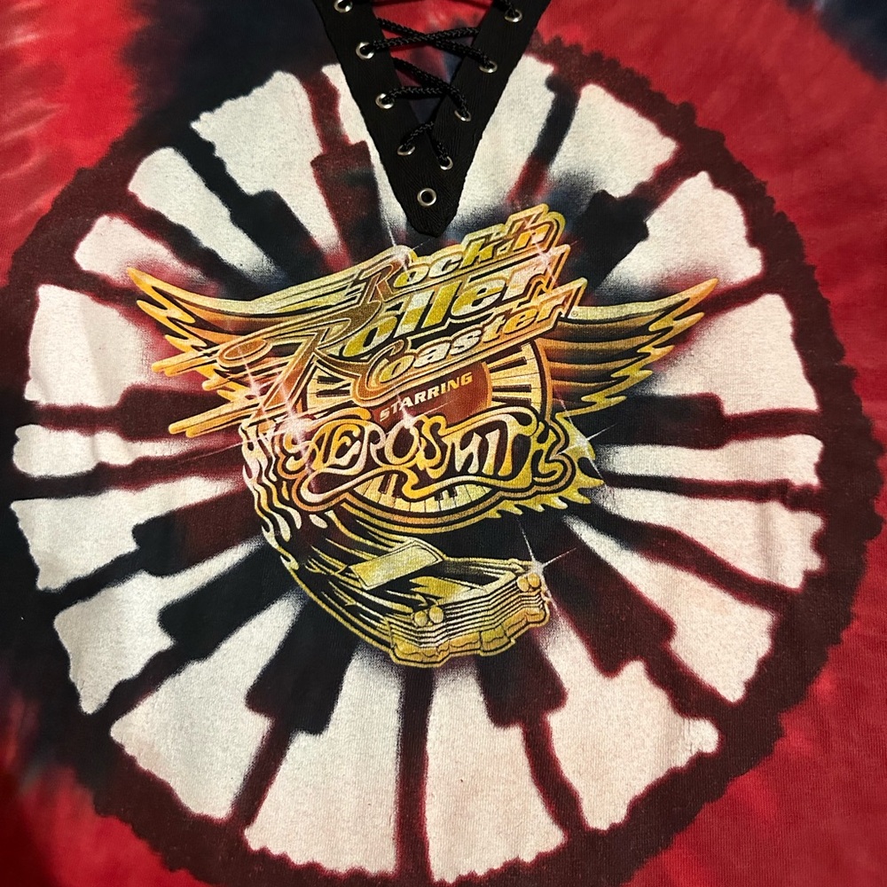 Vintage Walt Disney World Rock 'N Roller Coaster Youth Shirt